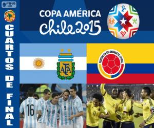 пазл ARG - COL, Кубок Америки 2015